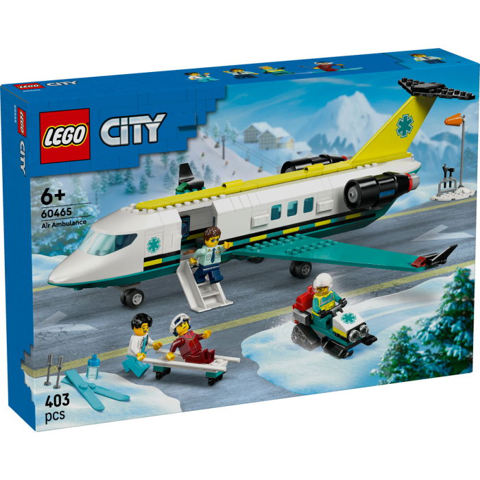 LEGO®  City - Avion-ambulanta pentru urgente (60465), 403 piese [2]