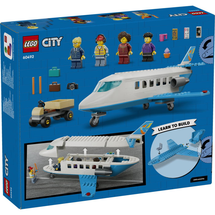 LEGO® City - Avion cu reactie pentru pasageri (60492), 118 piese [3]