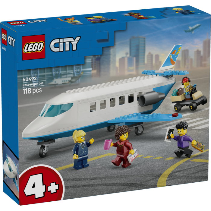 LEGO® City - Avion cu reactie pentru pasageri (60492), 118 piese [2]