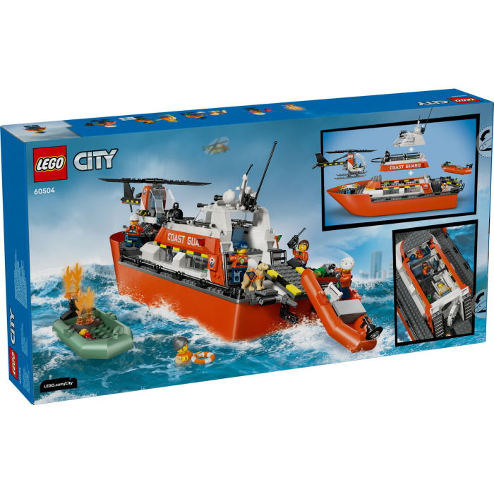 LEGO® City - Barca de salvare si elicopter ale Pazei de Coasta (60504), 742 piese [3]