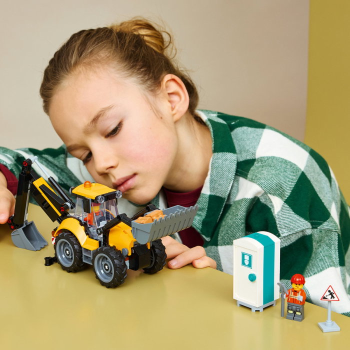 LEGO® City - Buldoexcavator galben (60480), 301 piese [4]