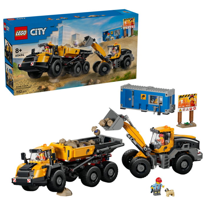 LEGO® City - Camion basculant si incarcator frontal (60494), 1132 piese [1]