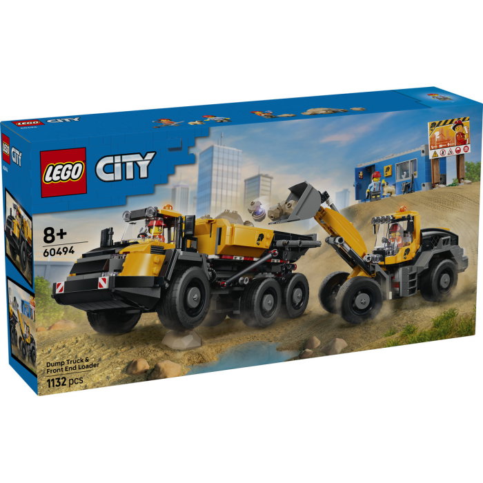 LEGO® City - Camion basculant si incarcator frontal (60494), 1132 piese [2]