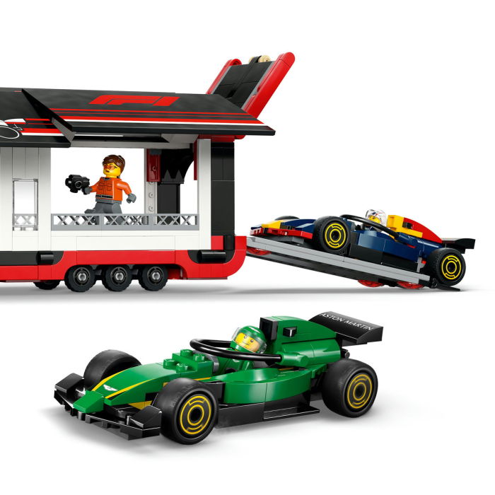 LEGO® City - Camion F1 cu masinile F1 RB20 si AMR24 (60445), 1086 piese [5]