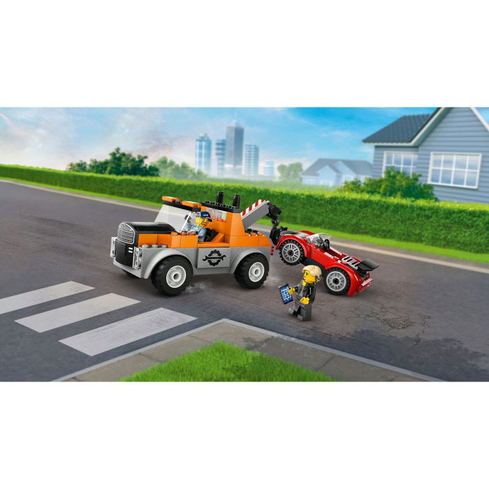  LEGO®  City - Camioneta de tractare si masina sport (60435), 101 piesa  [10]