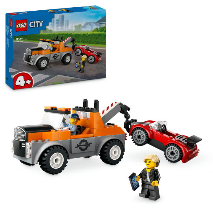  LEGO®  City - Camioneta de tractare si masina sport (60435), 101 piesa  [1]