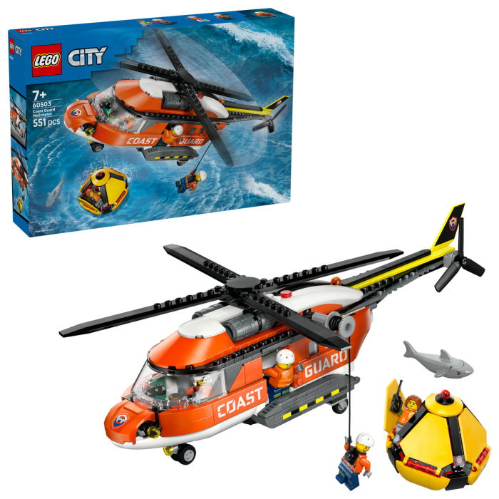 LEGO® City - Elicopter al Pazei de Coasta (60503), 551 piese [1]