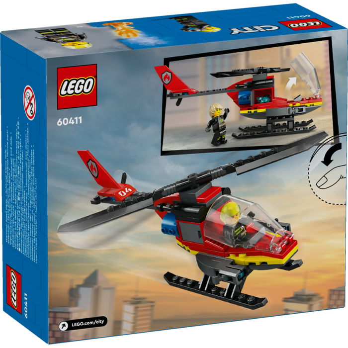 LEGO® City - Elicopter de pompieri (60411), 85 piese [3]