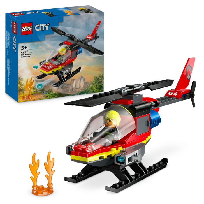 LEGO® City - Elicopter de pompieri (60411), 85 piese [1]