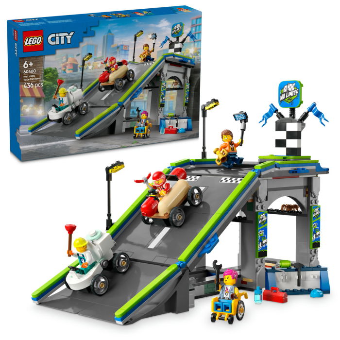  LEGO®  City - Fara limite: Rampa pentru curse de masini (60460), 436 piese [1]