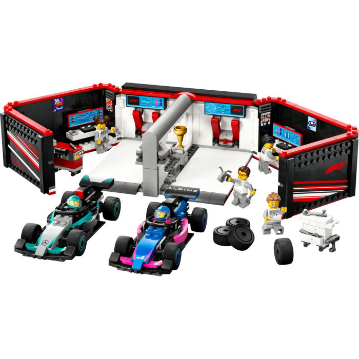  LEGO®  City - Garaj F1 si masini Mercedes-AMG si Alpine (60444), 678 piese [9]