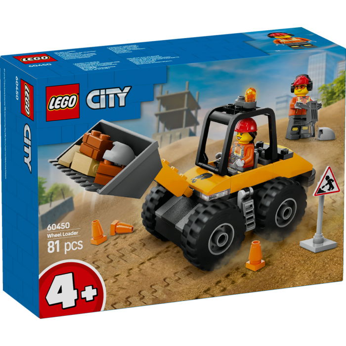  LEGO®  City - incarcator pe roti galben pentru constructii (60450), 81 piesa  [2]