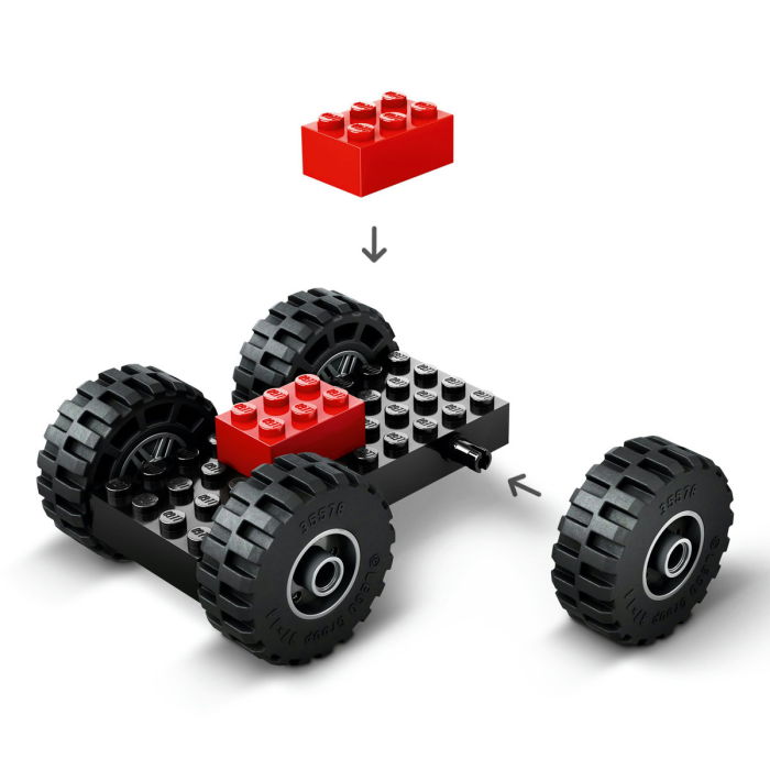  LEGO®  City - incarcator pe roti galben pentru constructii (60450), 81 piesa  [4]