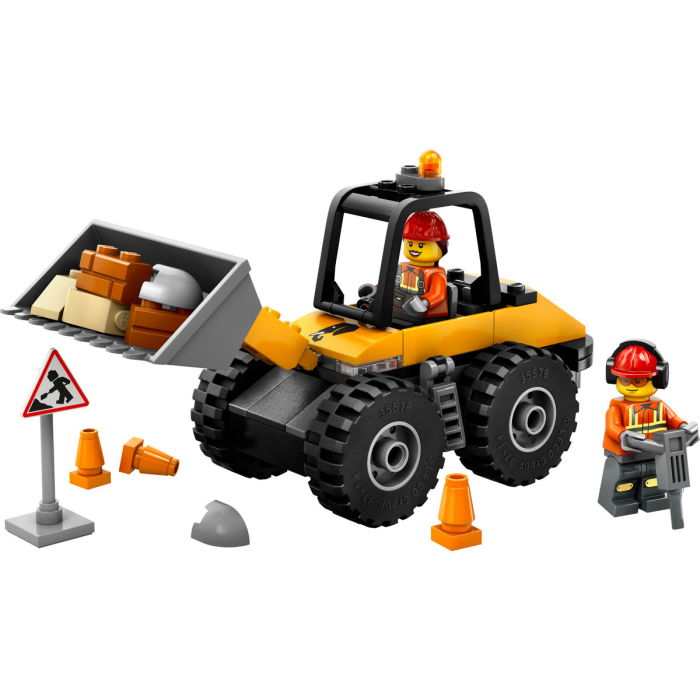  LEGO®  City - incarcator pe roti galben pentru constructii (60450), 81 piesa  [9]