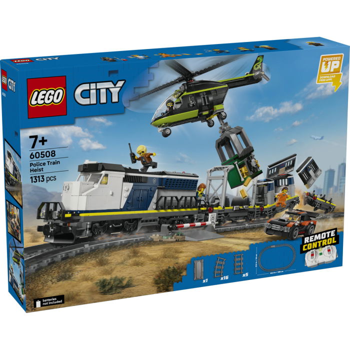 LEGO® City - Jaf in trenul poliției (60508), 1313 piese [2]