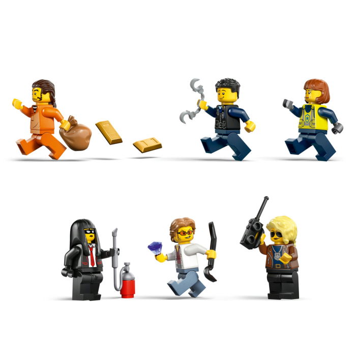 LEGO® City - Jaf in trenul poliției (60508), 1313 piese [6]