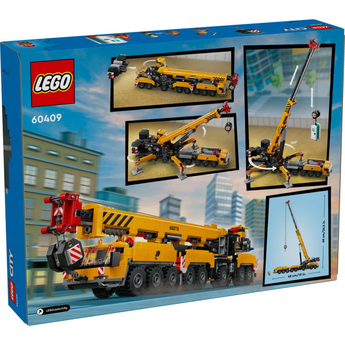  LEGO®  City - Macara mobila galbena de constructii (60409), 1116 piese [3]