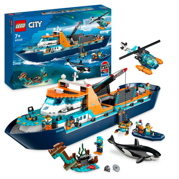  LEGO®  City - Nava pentru explorari arctice (60368), 815 piese [1]