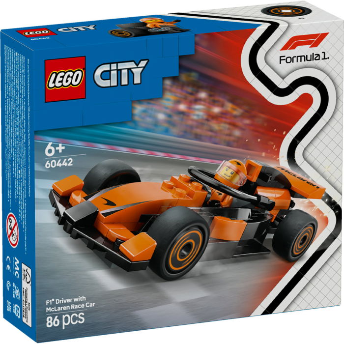  LEGO®  City - Pilot F1 cu masina de curse McLaren (60442), 86 piese [2]
