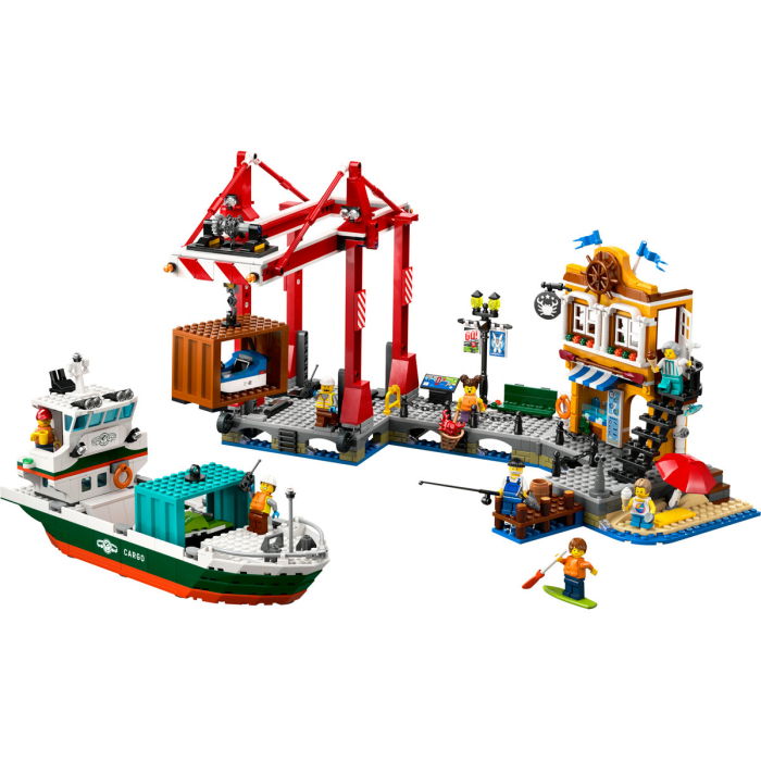  LEGO®  City - Port si nava de transport marfa (60422), 1226 piese [7]