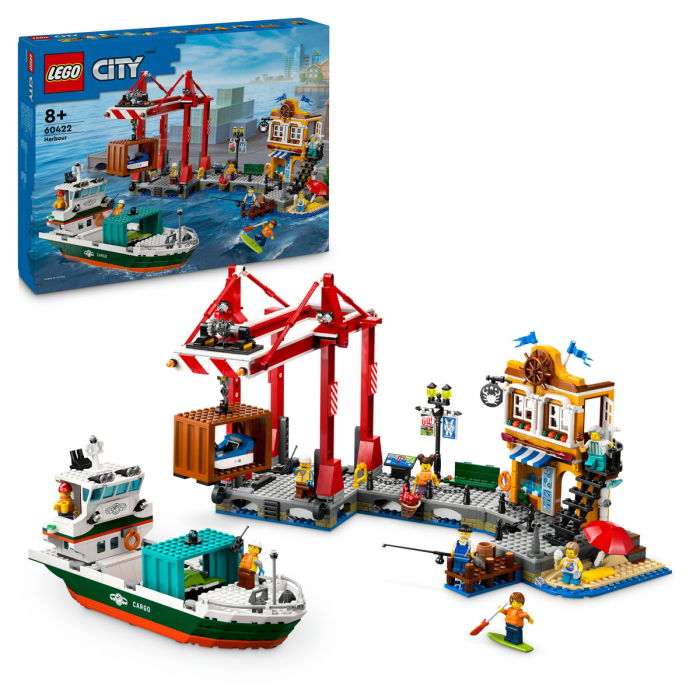  LEGO®  City - Port si nava de transport marfa (60422), 1226 piese [1]