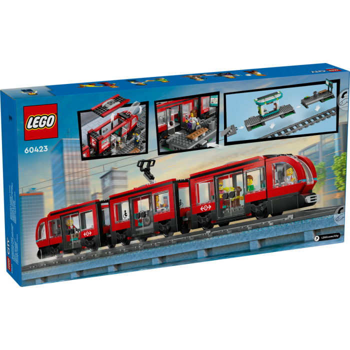 LEGO® City -  Statie si tramvai in centrul orasului (60423), 811 piese [3]