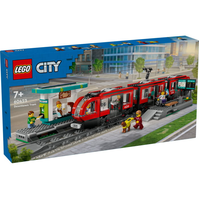 LEGO® City -  Statie si tramvai in centrul orasului (60423), 811 piese [2]