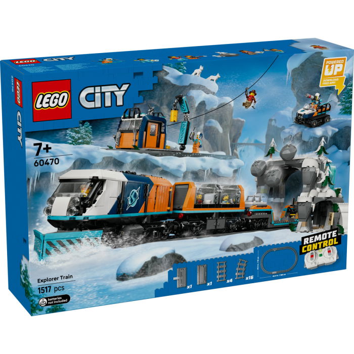  LEGO®  City - Trenul expres al exploratorilor spre Polul Arctic (60470), 1517 piese [2]
