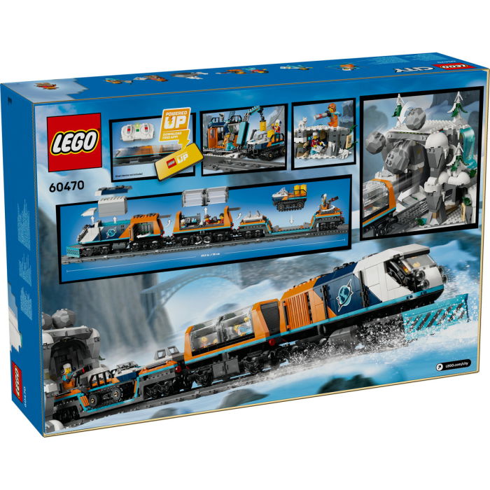  LEGO®  City - Trenul expres al exploratorilor spre Polul Arctic (60470), 1517 piese [3]
