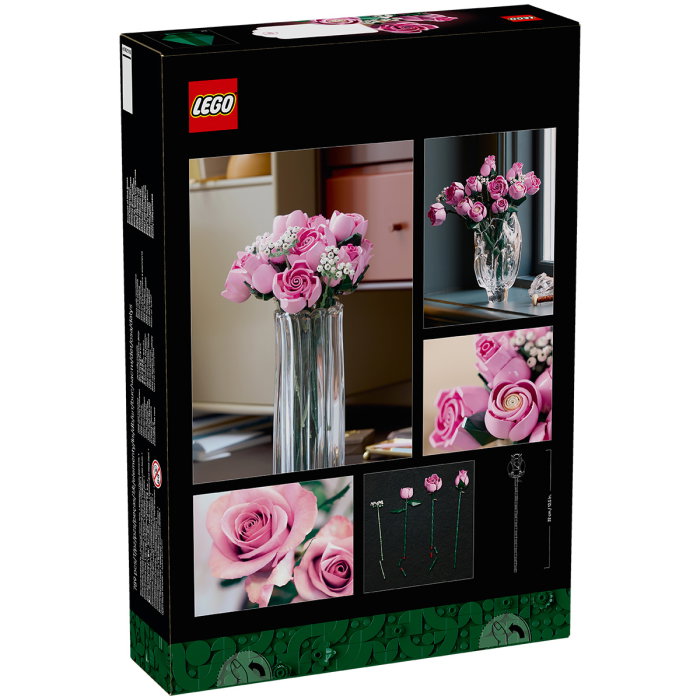 LEGO® Colectia Botanica -  Buchet de trandafiri roz (10374), 789 piese [3]