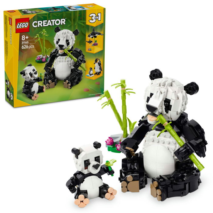 LEGO® Creator - Animale salbatice: Familia de ursi panda (31165), 626 piese [1]