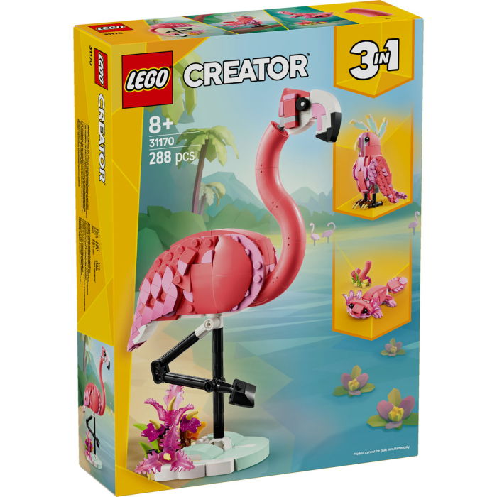  LEGO®  Creator - Animale salbatice: Flamingo roz (31170), 288 piese [2]