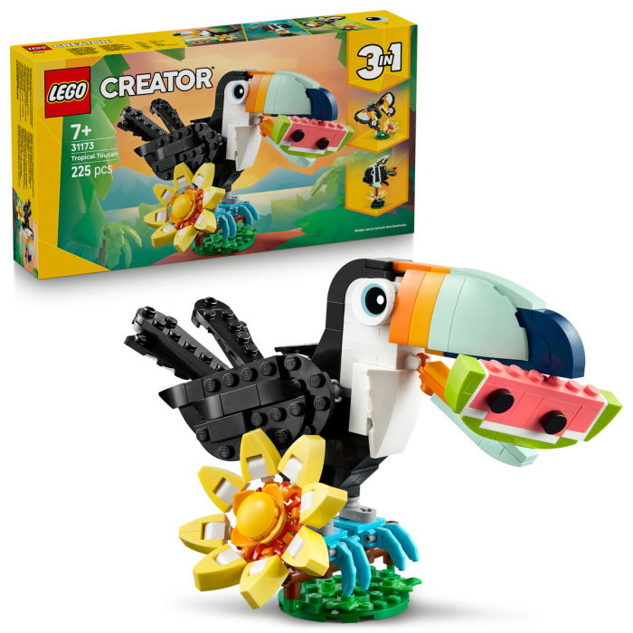 LEGO®  Creator - Animale salbatice: Tucan tropical (31173), 225 piese [1]