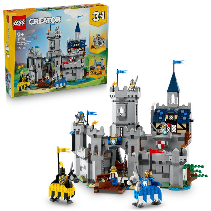 LEGO®  Creator - Castel medieval cu cai si cavaleri (31168), 1371 piese [1]