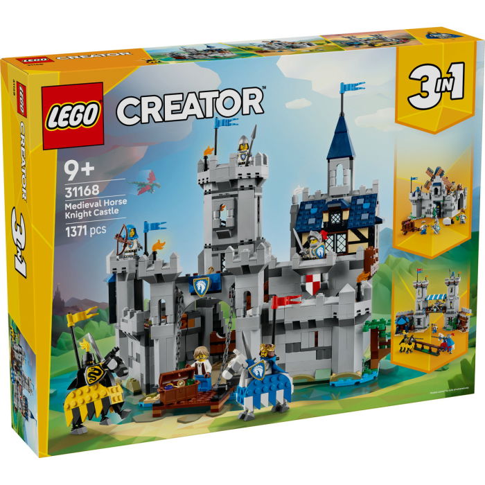 LEGO®  Creator - Castel medieval cu cai si cavaleri (31168), 1371 piese [2]
