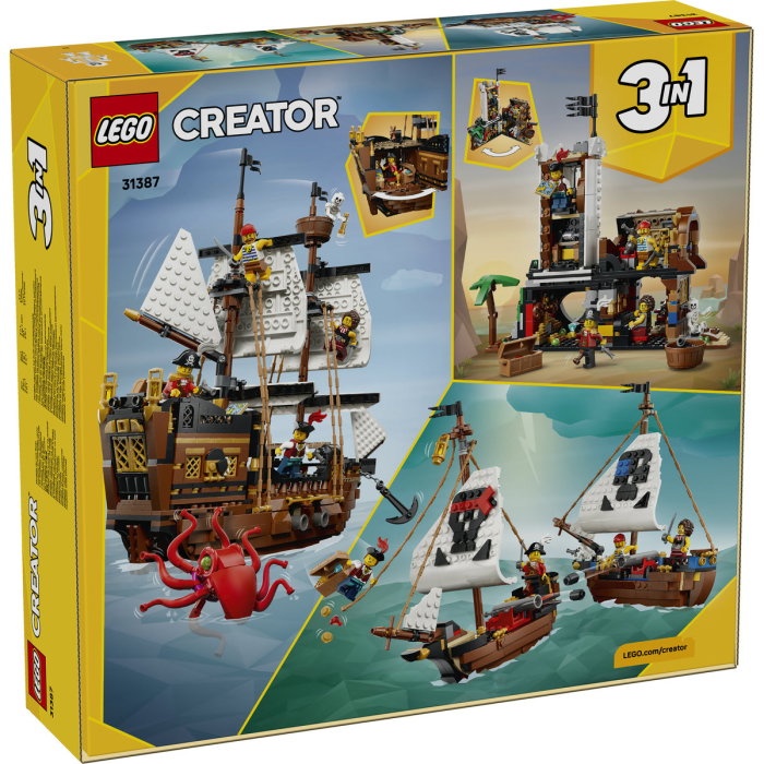 LEGO® Creator - Corabie de pirati emblematica (31387), 1074 piese [3]