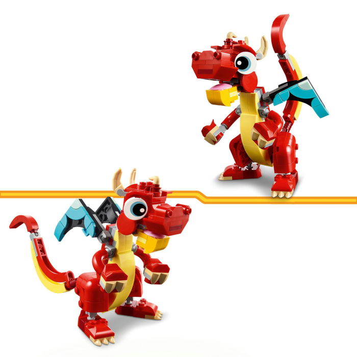 LEGO® Creator - Dragon rosu (31145), 149 piese [8]