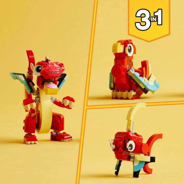 LEGO® Creator - Dragon rosu (31145), 149 piese [10]