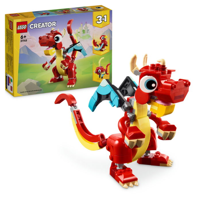 LEGO® Creator - Dragon rosu (31145), 149 piese [1]
