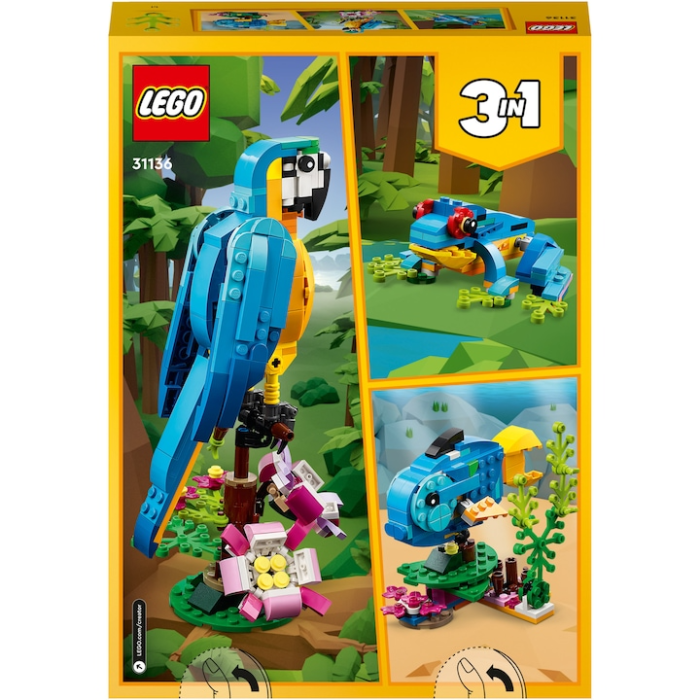 LEGO® Creator - Papagal exotic (31136), 253 piese [2]