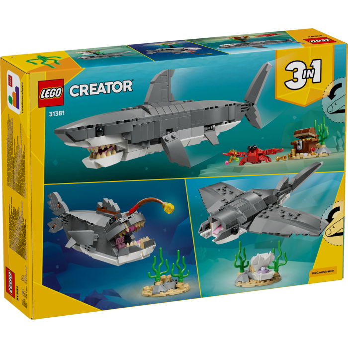 LEGO® Creator - Rechin feroce cu un cufar de comori (31381), 379 piese [3]
