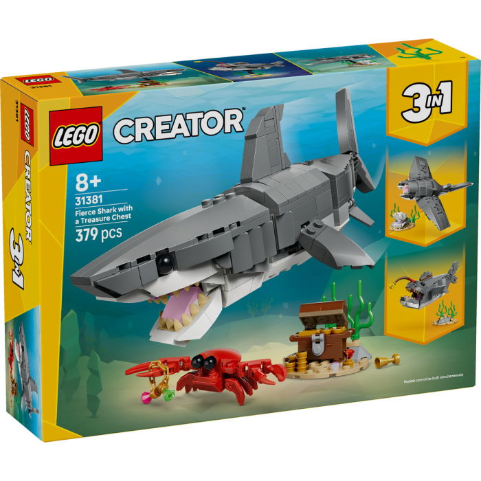 LEGO® Creator - Rechin feroce cu un cufar de comori (31381), 379 piese [2]