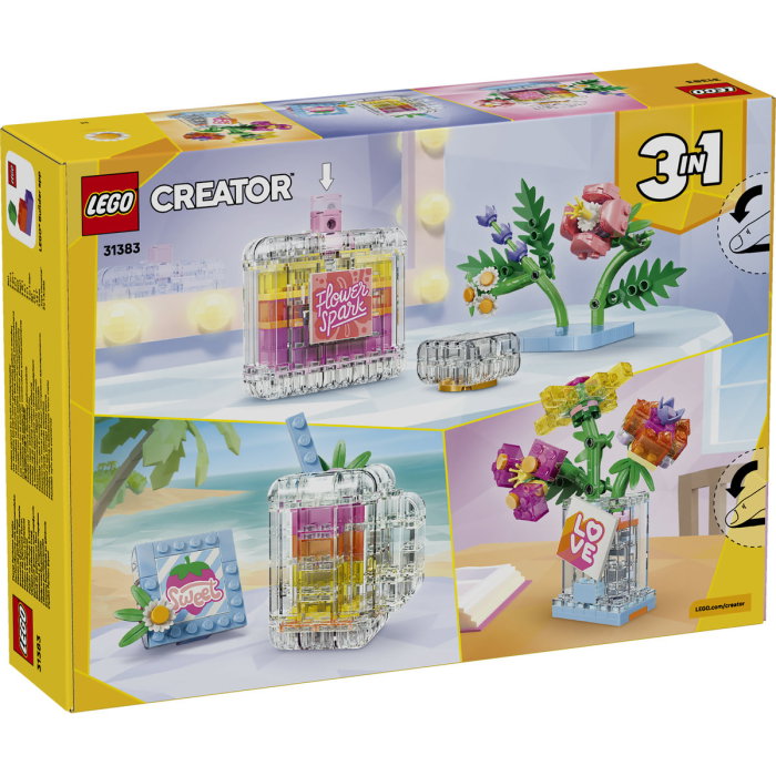 LEGO® Creator -  Sticla de parfum cu flori decorativa (31383), 286 piese [3]