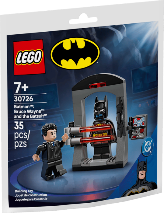 LEGO® DC Super Heroes -  Batman™: Bruce Wayne™ si Batcostumul (30726), 35 piese [1]