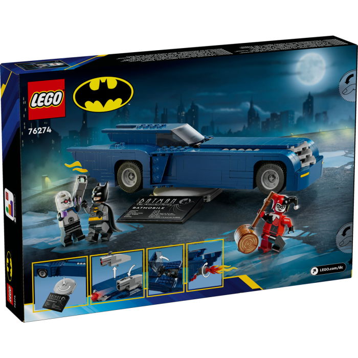  LEGO®  DC Super Heroes - Batman™ cu  Batmobile™ vs Harley Quinn™ si Mr. Freeze™ (76274), 435 piese [3]