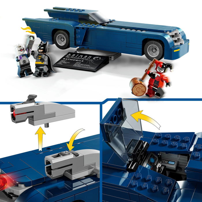  LEGO®  DC Super Heroes - Batman™ cu  Batmobile™ vs Harley Quinn™ si Mr. Freeze™ (76274), 435 piese [8]