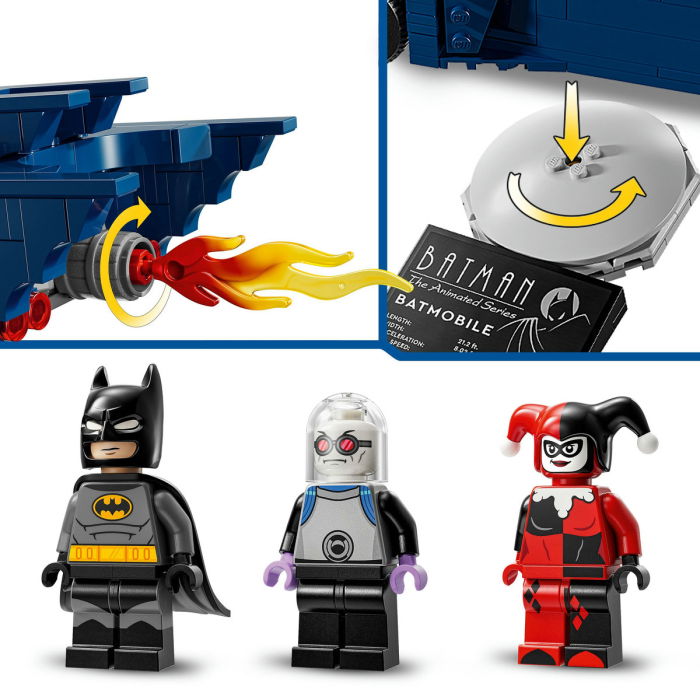  LEGO®  DC Super Heroes - Batman™ cu  Batmobile™ vs Harley Quinn™ si Mr. Freeze™ (76274), 435 piese [9]