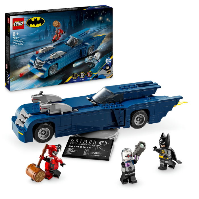  LEGO®  DC Super Heroes - Batman™ cu  Batmobile™ vs Harley Quinn™ si Mr. Freeze™ (76274), 435 piese [1]