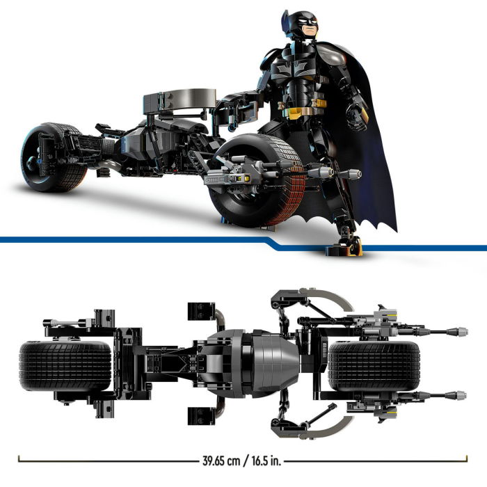  LEGO®  DC Super Heroes - Figurina de constructie Batman™ si motocicleta Bat-Pod (76273), 713 piese [8]