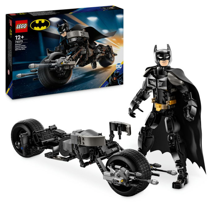  LEGO®  DC Super Heroes - Figurina de constructie Batman™ si motocicleta Bat-Pod (76273), 713 piese [1]